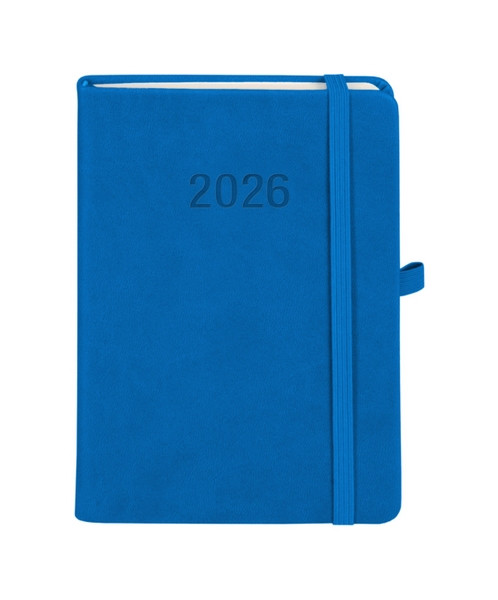 Kalendarz książkowy B6 TDW Memofix niebieski Antra